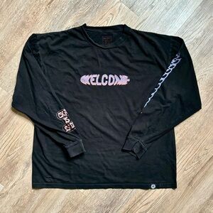 Welcome Skateboards Chaos Long Sleeve Black T-Shirt